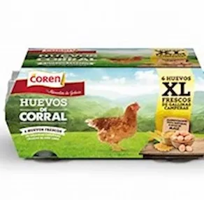 Huevos de corral súper grandes XL
